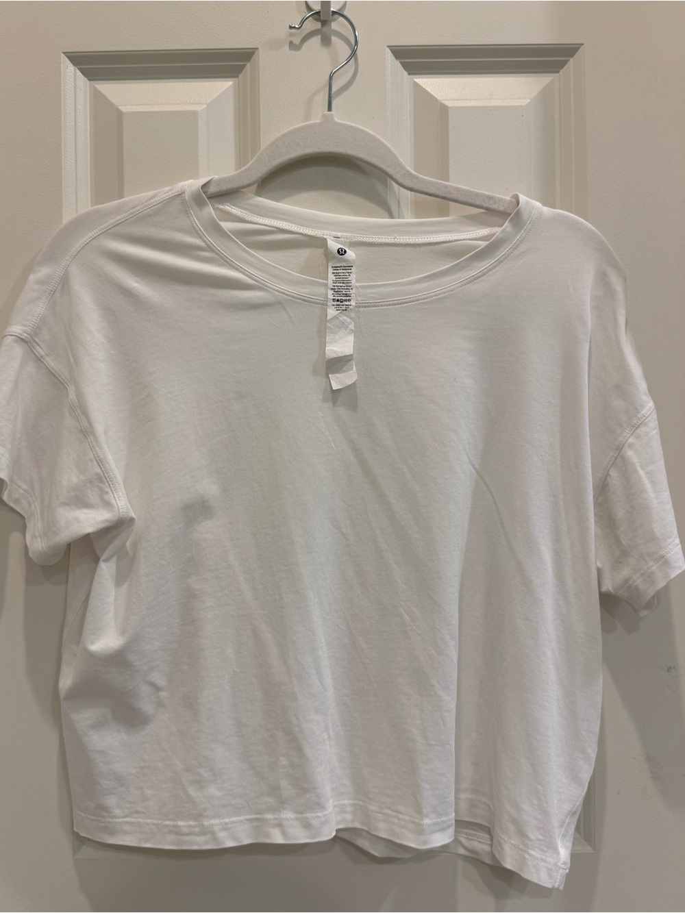 Lululemon All Yours Organic Cotton-Blend Cropped T-Shirt
